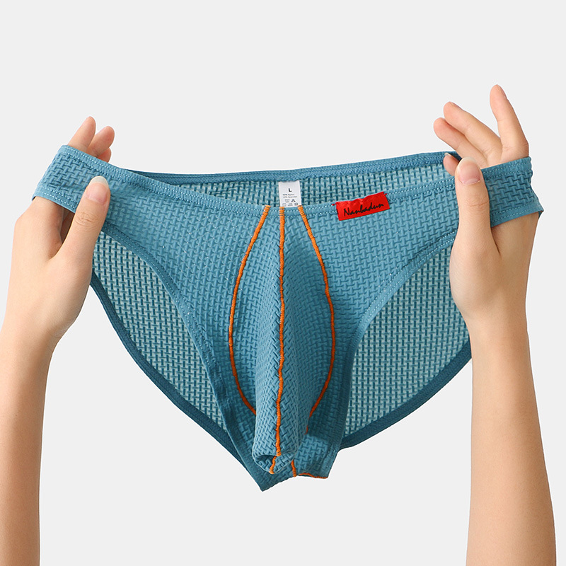 Men's Low-Waist Ice Silk Briefs