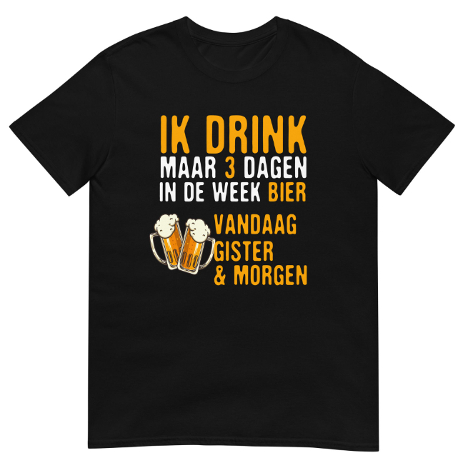 Men's Casual Digital Print Crew-Neck T-Shirt