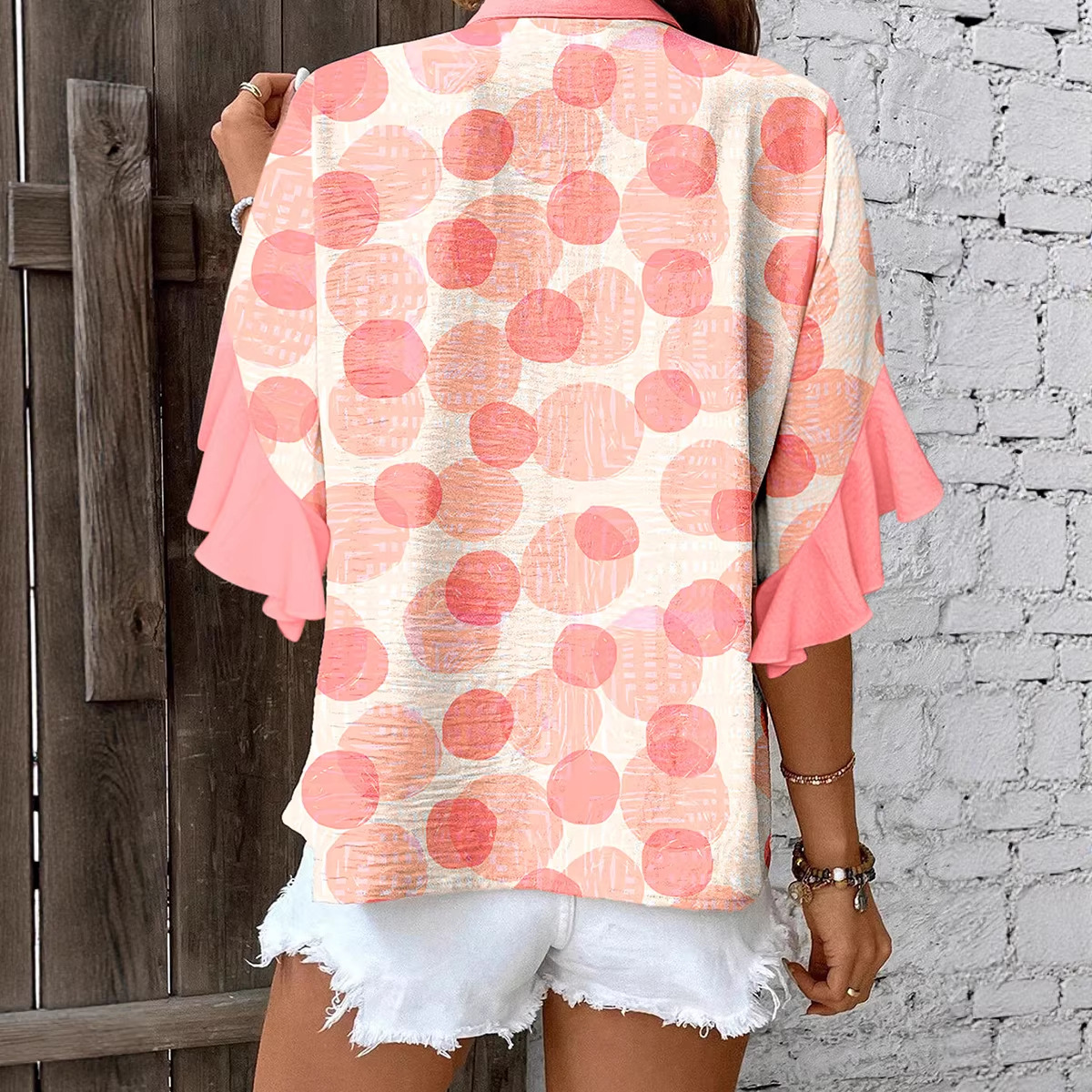 Women's Summer Printed Short-Sleeve Top 2