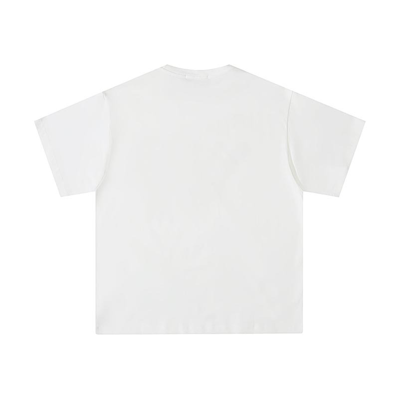 American Retro Distressed Cow Painting T-Shirt 5