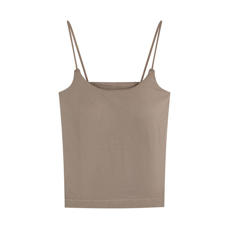 Women's Spring Sleeveless Camisole with Chest Pad 6