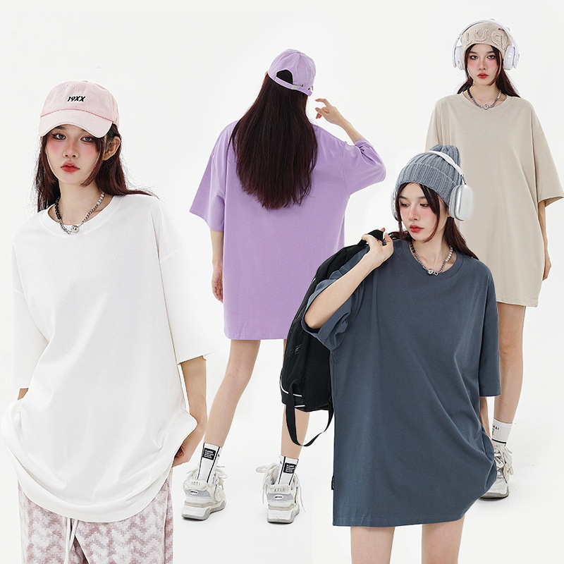 Casual Loose Fit Cotton T-Shirt 2