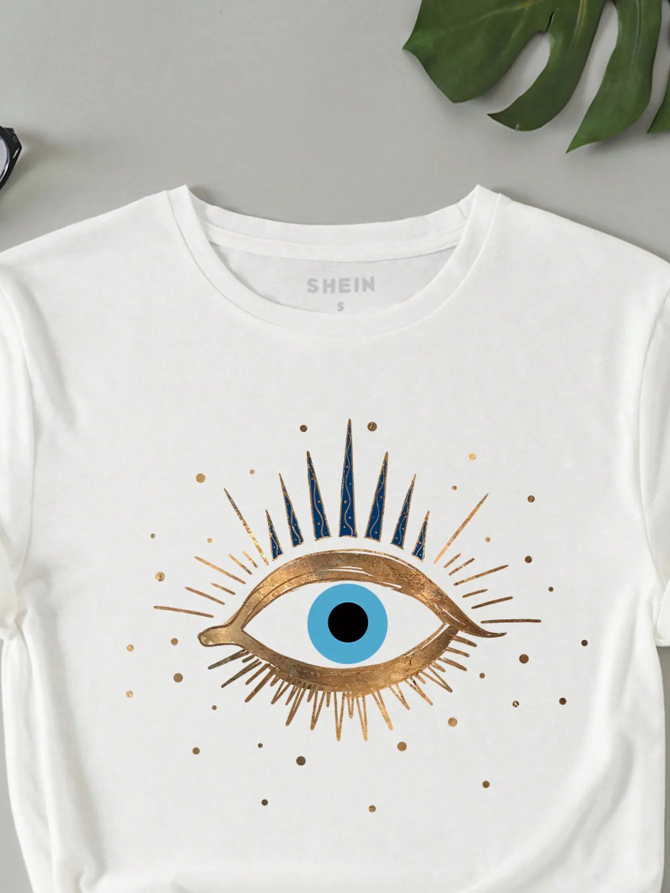 Cute Eye Print Casual T-Shirt 11