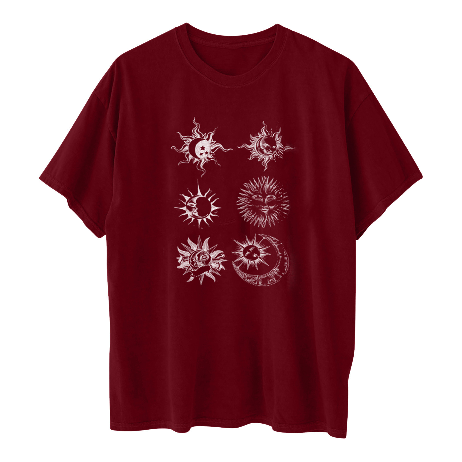 Sun and Moon Printed T-Shirt 6