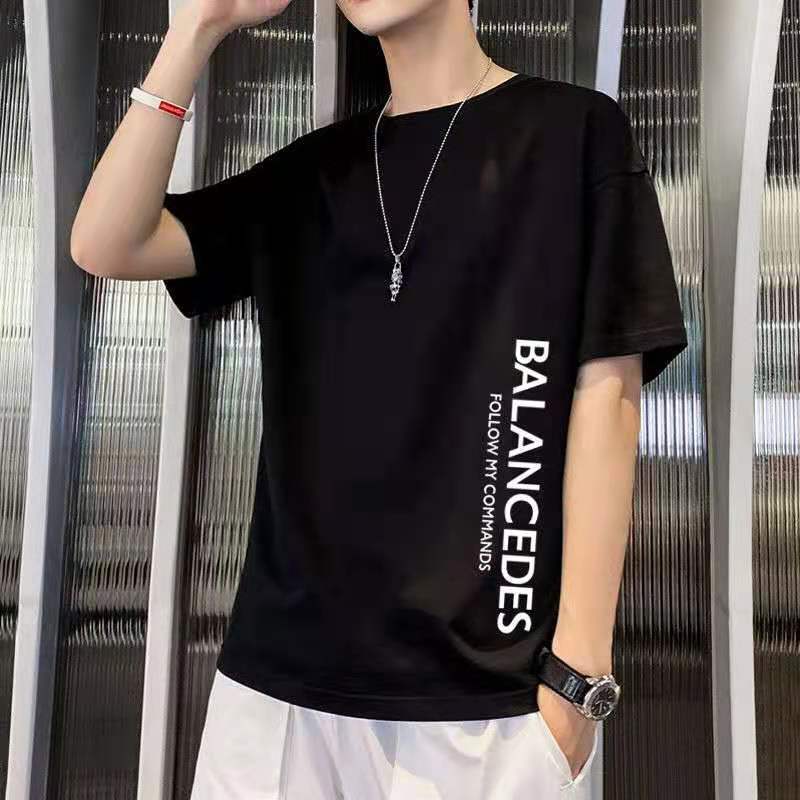 Men's Summer Loose Fit Short Sleeve T-Shirt 8
