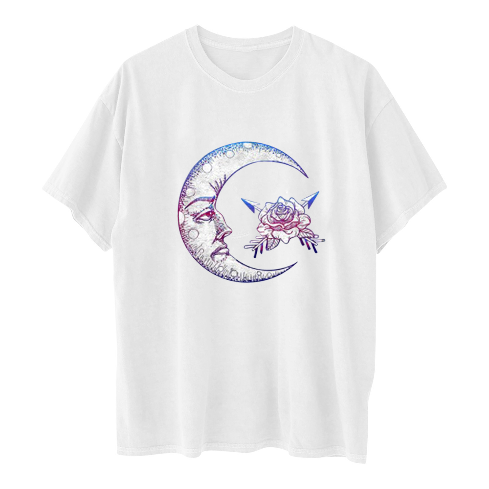 Sun and Moon Printed T-Shirt 9