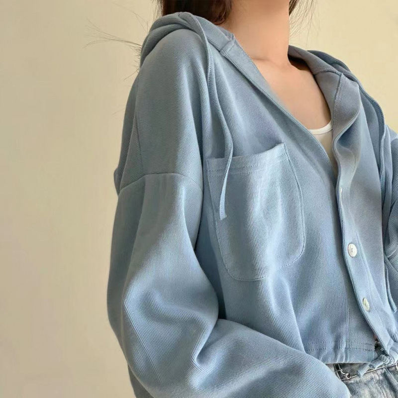 Thin Long Cardigan Jacket with Loose Fit