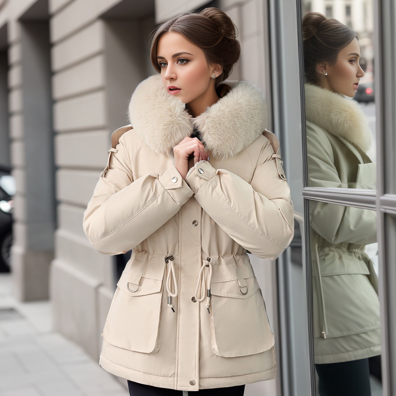 Women's Velvet Padded Coat