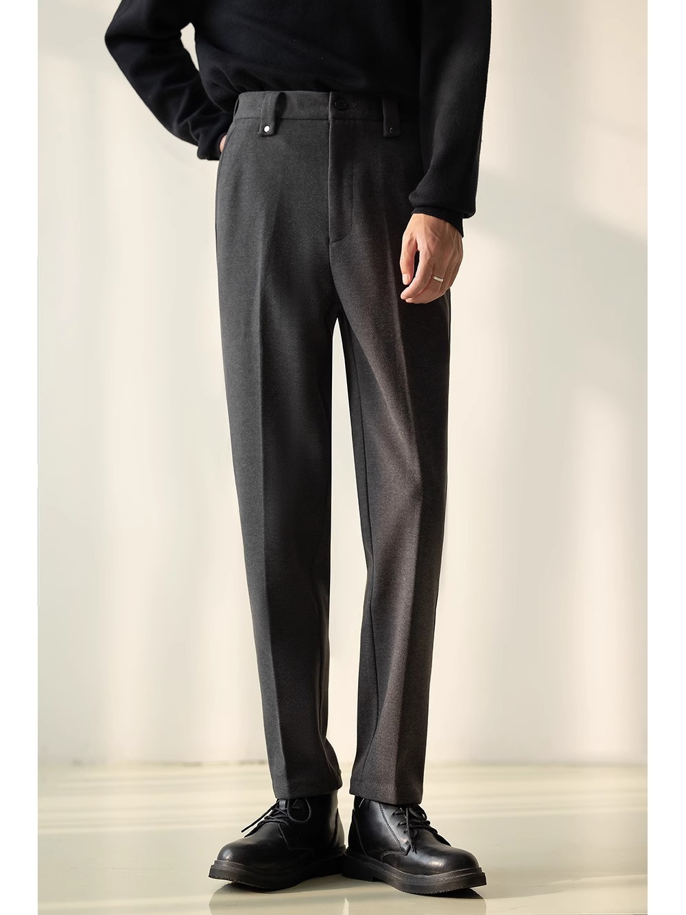 Men's Stylish Casual Straight-Leg Suit Pants 8