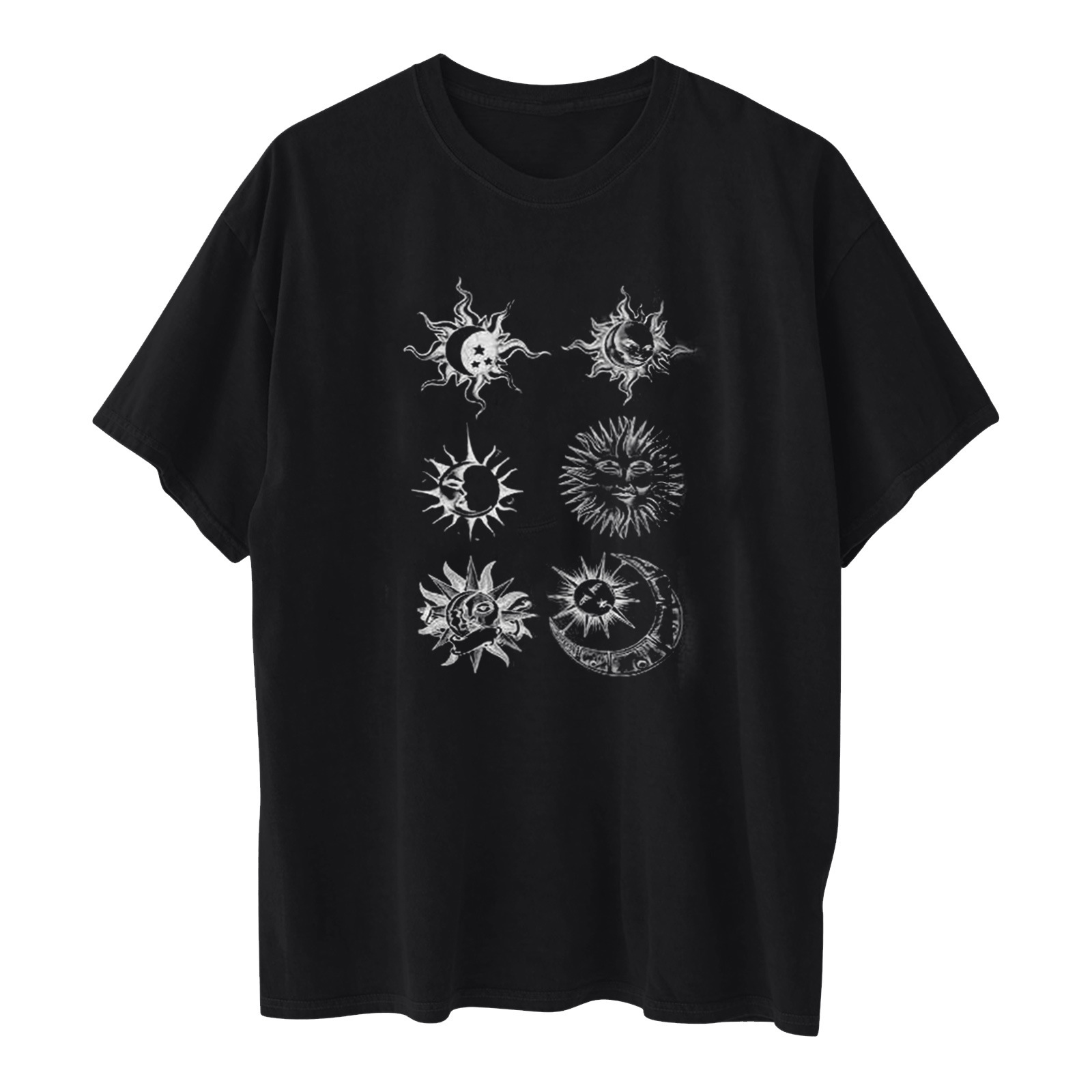 Sun and Moon Printed T-Shirt 2
