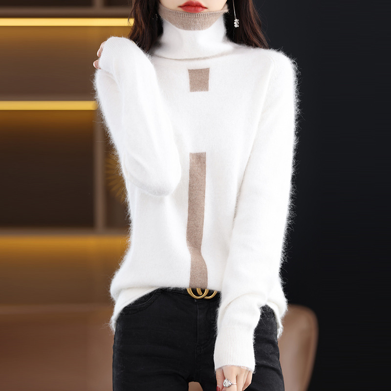 Slim-Fit Women's Cashmere Base-Layer Sweater
