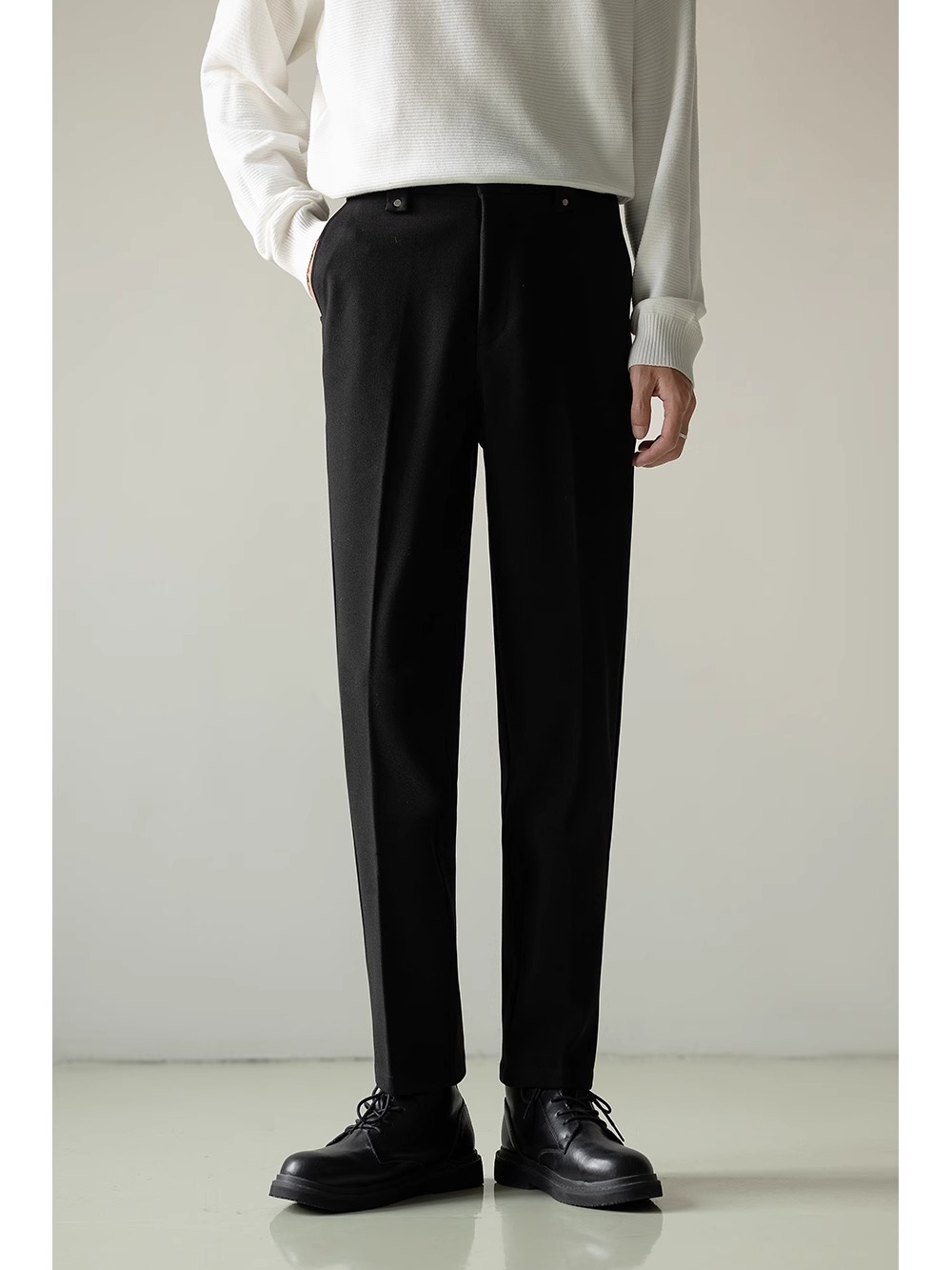 Men's Stylish Casual Straight-Leg Suit Pants 7