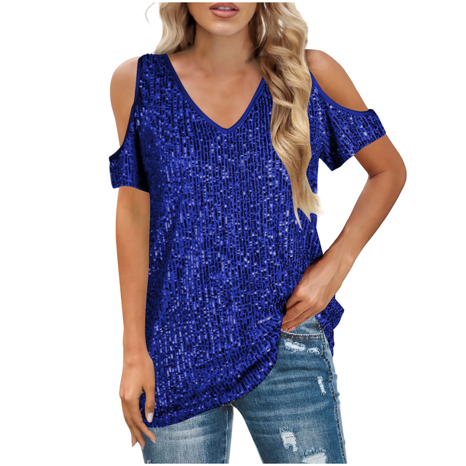 Women's Off-Shoulder Short Sleeve Top 10