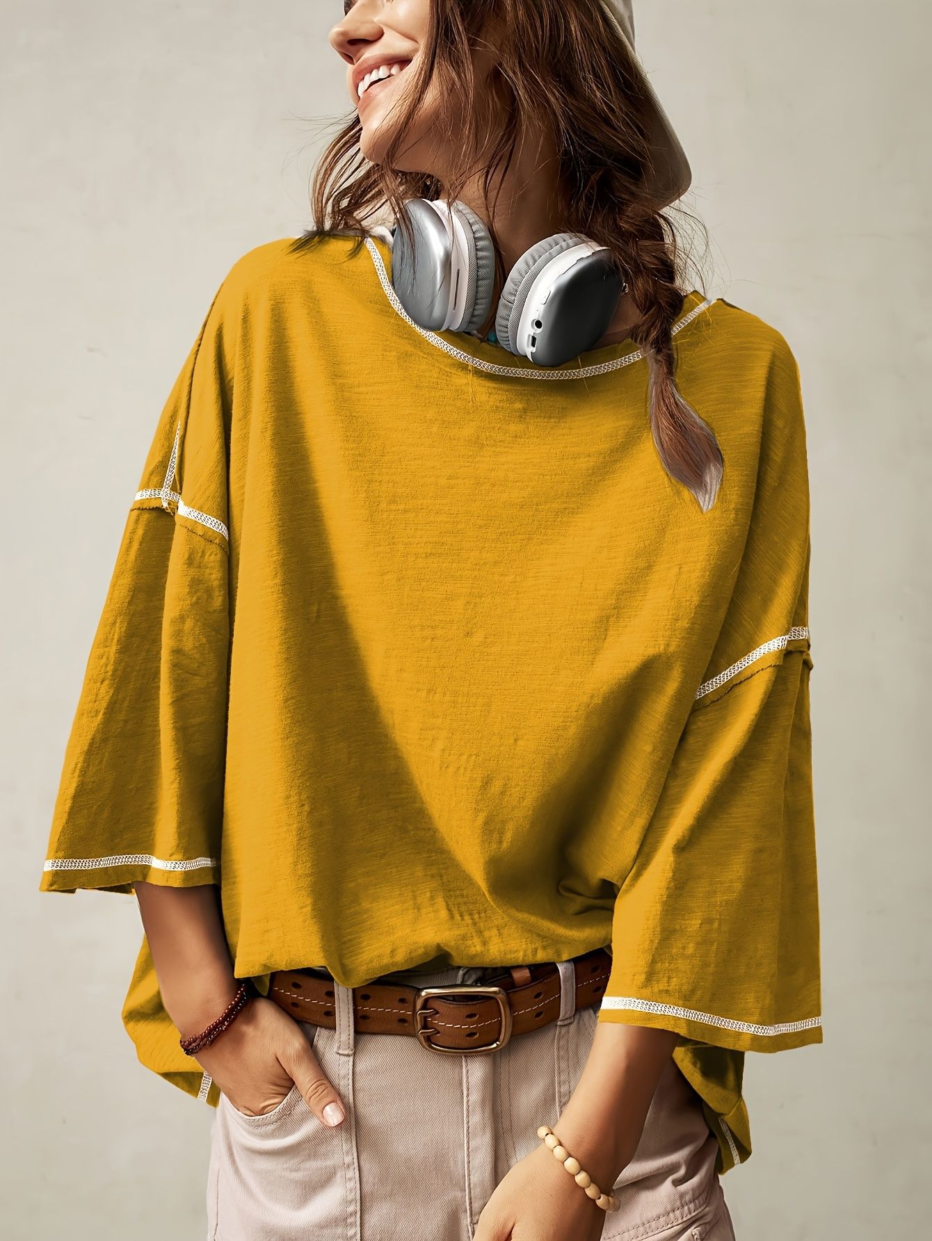 Women's Casual Crew Neck Pullover 6