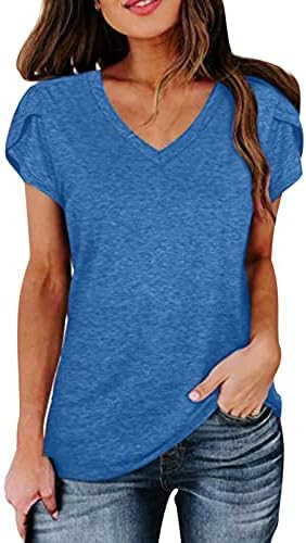 Milk Silk Abstract Character V-neck Top 9