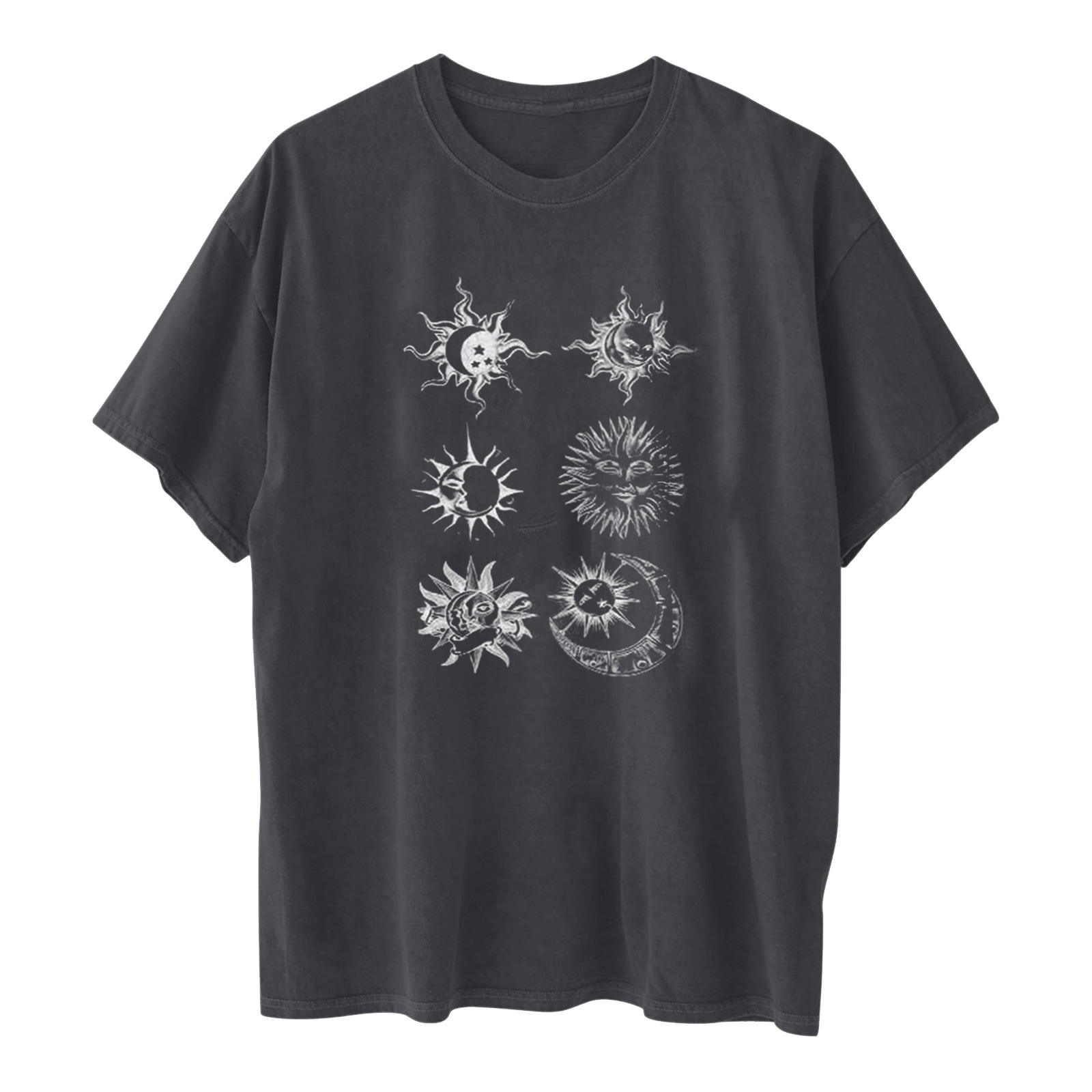 Sun and Moon Printed T-Shirt 7