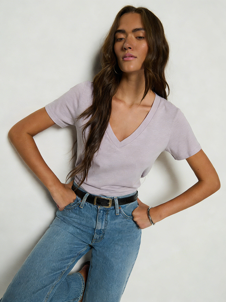 Minimalist Chic Bamboo-Cotton Relaxed Fit Top 6