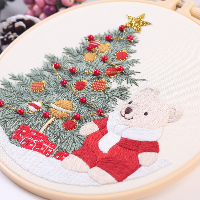 Embroidery Material Package Handmade Manufacturer Kit Beginner 4
