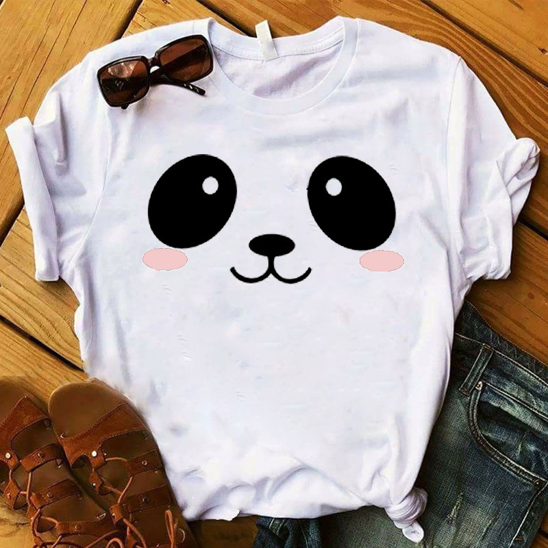 Cat Print Short Sleeve Women's T-Shirt 4