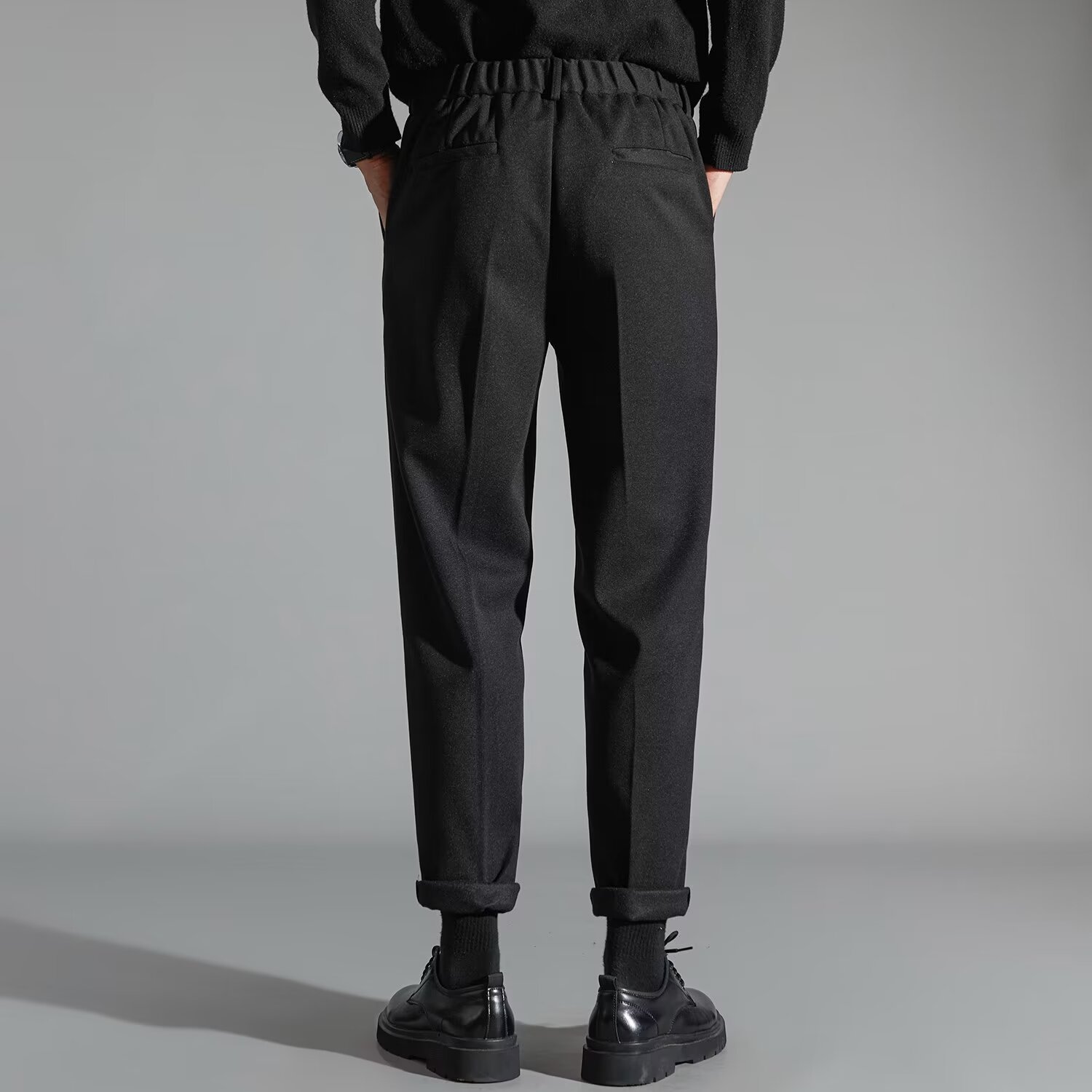 Men's Stylish Slim-Fit Wool Casual Pants 5