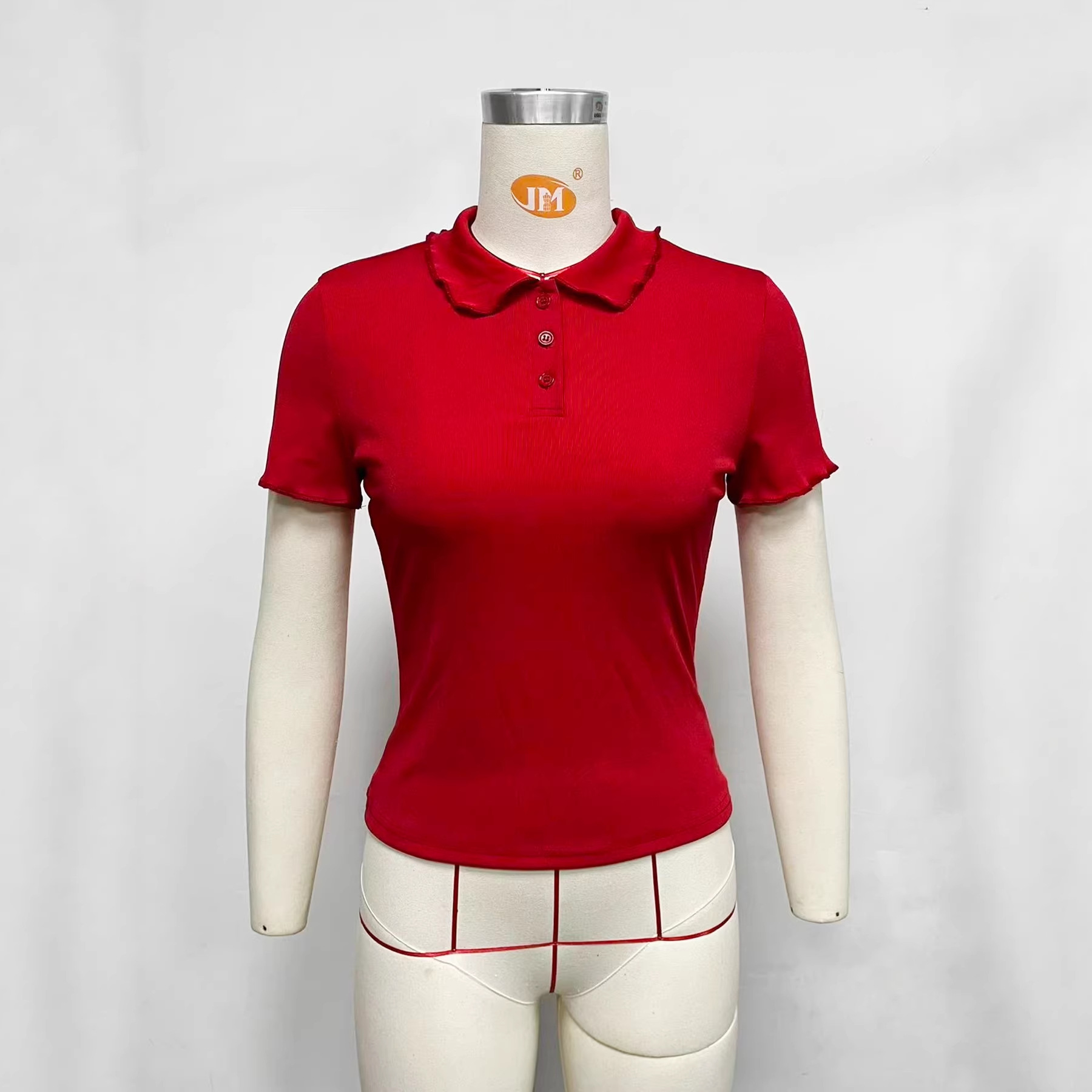 Slim Fit Short-Sleeved Casual Polo 5