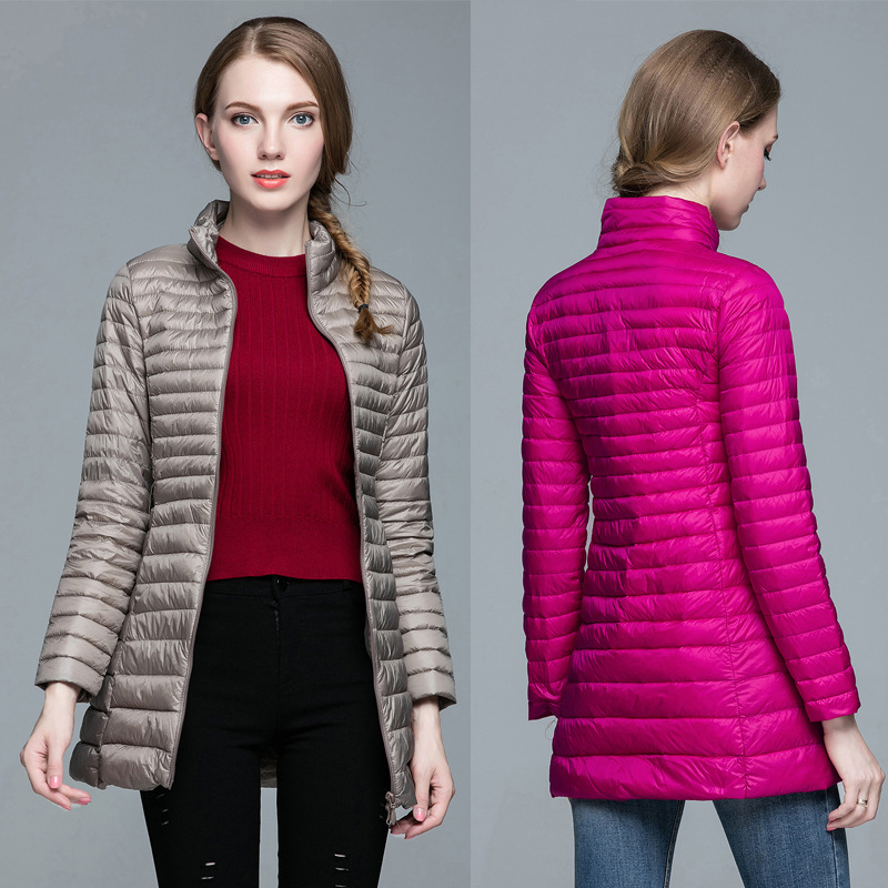 Women's Lightweight Mid-Length Down Jacket