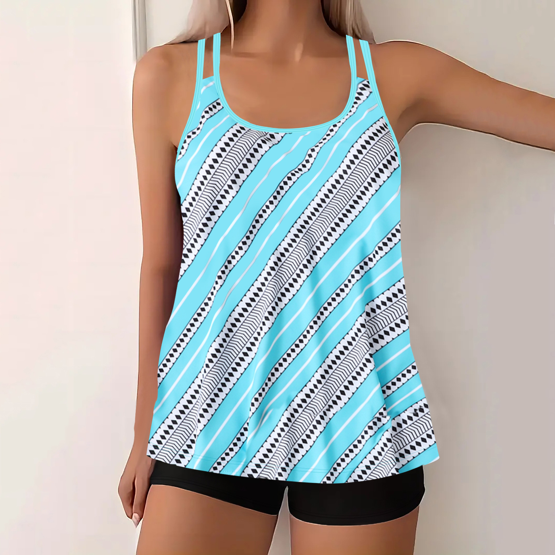 High-Waisted Printed Bikini Set 9