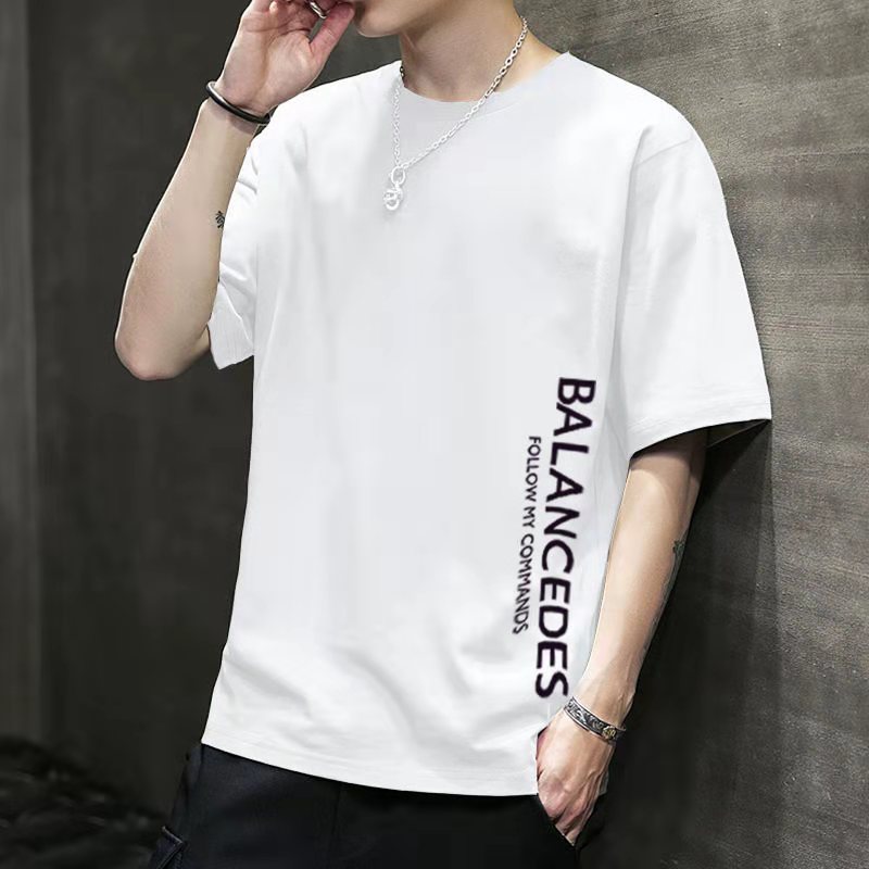 Men's Summer Loose Fit Short Sleeve T-Shirt 10