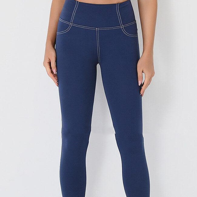 Women's Printed Denim-Look Leggings