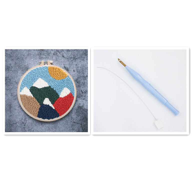 Hand-embroidered DIY Material Package Poke Poke Set 8