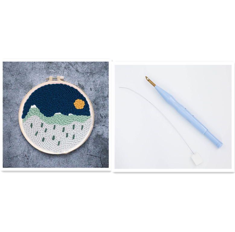 Hand-embroidered DIY Material Package Poke Poke Set 11