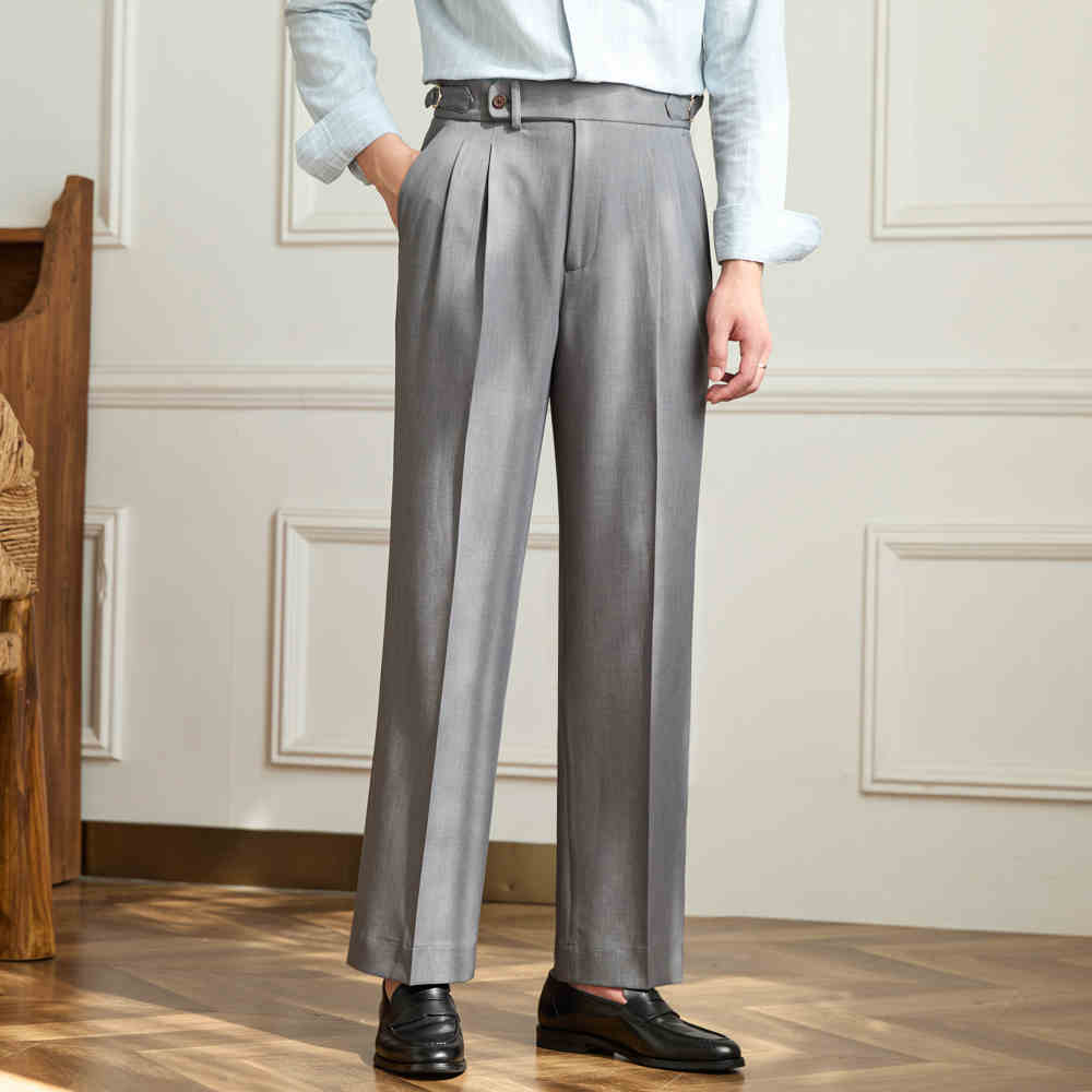 Wide-Leg Casual High-Waist Loose Trousers