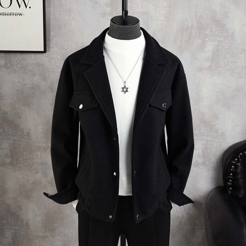 Men's Thickened Casual Loose Jacket with Suit Collar