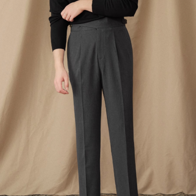 Men's Business Commute Casual Suit Trousers