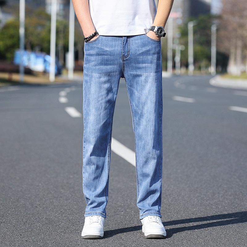 Thin stretch business casual trousers