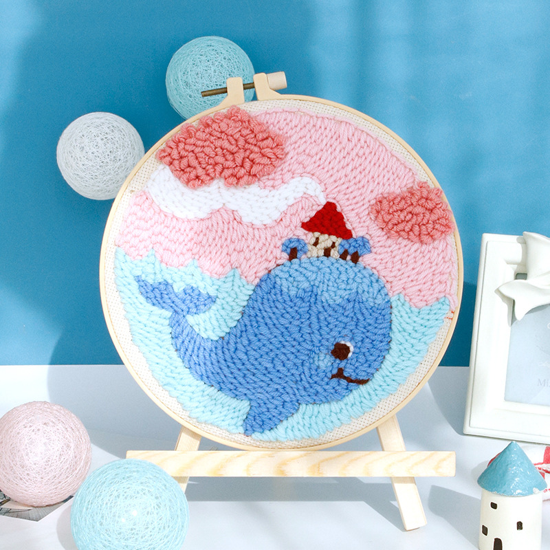 Handmade Embroidery Diy Embroidery Material Package Cute Cartoon Handmade Suit 4