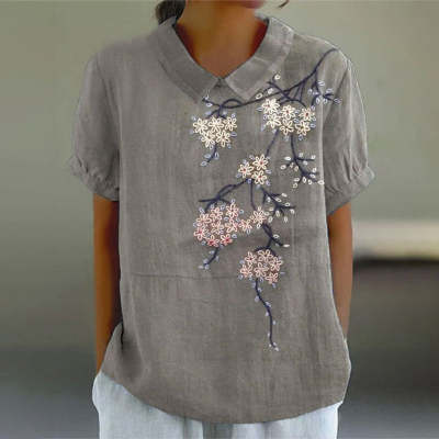 Women's 3D Printed Short Sleeve Top 3