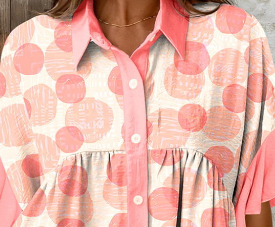 Women's Summer Printed Short-Sleeve Top 4
